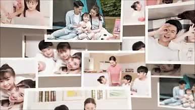 照片堆叠切换家庭相册展示AE模板视频的预览图
